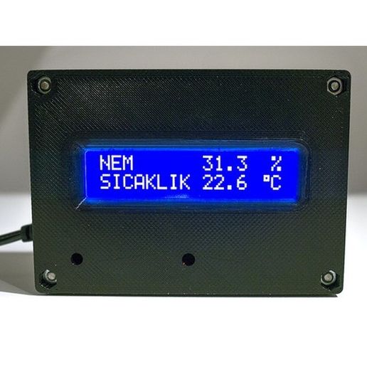 771d86abdb089800094d91c0dbbe57a3_preview_featured.jpg Download STL file 3D Print Case for Arduino Uno with LCD Shield and DHT22 • Template to 3D print, metac
