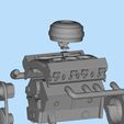 14.jpg V8 Engine  Free download 3D model KIT for old pickup truck