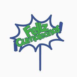 felizcumple3.png TOPPER FELIZ CUMPLEAÑOS