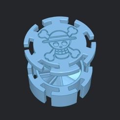 Captura-de-Pantalla-2023-08-16-a-las-19.31.28.jpg STL file GRINDER -ONE PIECE- LOGO 3 GRINDERKING 70X70X30 MM PRINTING IN SITU WITHOUT SUPPORTS... FDM・Model to download and 3D print