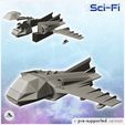 1-PREM-WB-VE-V03.jpg Sci-Fi air vehicles pack No. 1 - Future Sci-Fi SF Post apocalyptic Tabletop Scifi Wargaming Planetary exploration RPG Terrain