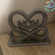IMG_4241.jpeg Mother’s Day 3D Printed Infinity Heart “MOM” Desk Decor / Gift Stand