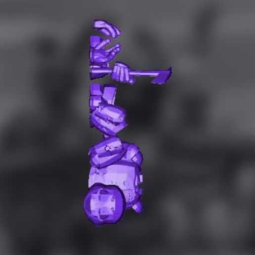 👾 Purple Guy Animatronic BBN shells・ STL File for 3D printing・Cults