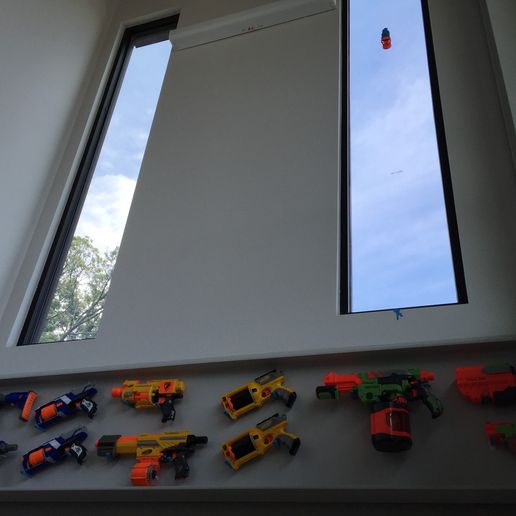 Nerf Wall Mount Hooks 3D model