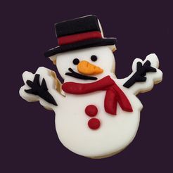 MuñecoNieva.jpg Fichier STL Bonhomme de neige 100mm.・Modèle à imprimer en 3D à télécharger