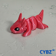 6.png Cute Axolotl Articulated Print in Place