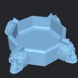 Captura-de-Pantalla-2023-03-17-a-las-9.31.18.jpg Fichier STL CENDRIER CENDRIER QUATRE CRÂNES GRINDERKING 170X170X42 MM EASY PRINTING WITHOUT HOLDERS・Modèle pour impression 3D à télécharger