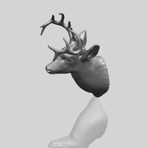 11_TDA0615_Deer_HeadA00-1.png Free 3D file Deer Head・Template to download and 3D print, GeorgesNikkei