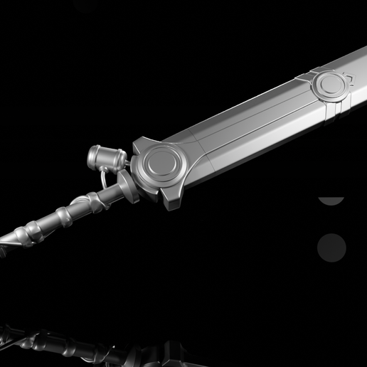 Ekko Sword - League of Legends Cosplay - LOL 3D print model 3D model