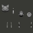8.jpg Файл STL Базз Лайтер Робот Кот Сокс Дисней・Модель для загрузки и 3D-печати