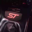 Cubby-Fitted-ST-Logo.jpg Fiesta ST Cubby Cover Plate  (MK7)