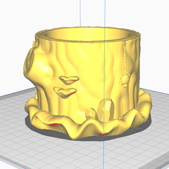 Screenshot-3.png Archivo STL Tree Stump Pot Planter/Candy Bowl・Objeto de impresión 3D para descargar