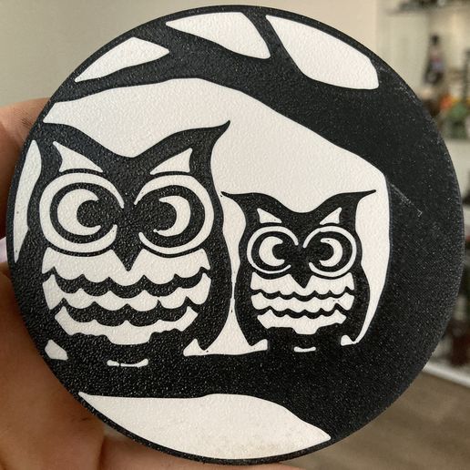 Owls coaster 3D model