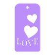 val045 v3_val045 v3_Body120.stl ❤️ Valentine's Day tags ornament - unique and personalized gift for your loved one by AM-MEDIA