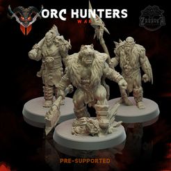 2-War-Orc-Hunters-MMF.jpg Fichier STL ORC Hunters - L'ARMÉE DE GUERRE・Modèle imprimable en 3D à télécharger