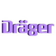 Draeger_text.stl Dräger Alco Test desk stand Wall mount