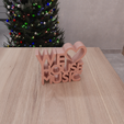 HighQuality3.png 3D We Love House Music Text Model Home Decor with Stl File & Letter Decor, 3D Printed Decor, Letter Art, Text Art, 3D Print File, Good Vibe