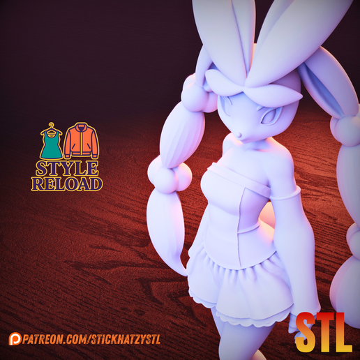 3_20250702_230924_0002.png Mega Lopunny – STL Model | Style Reload Collection