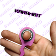Karambit-rozowy.png Karambit keychain spinner version PRO  tiktok keyrambit keyspinner
