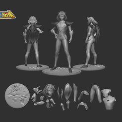 PS.png Archivo STL SANTA SAIYA・Plan imprimible en 3D para descargar