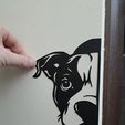 20240109_221322.jpg Pit bull wall, Pit bull line art, Pit bull at the door, 2d art pit bull, pit bull decoration