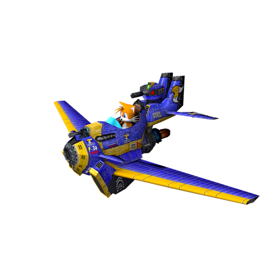 OBJ file Tails riding the Tornado III 🛩️🦊💙🦔 ・3D print design to ...