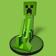 Photoroom-20250105_140848.png XBOX MINECRAFT CREEPER CONTOLLER STAND / HOLDER / JOYSTICK HOLDER / XBOX
