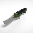 009.jpg New green Goblin knife 3D printed model