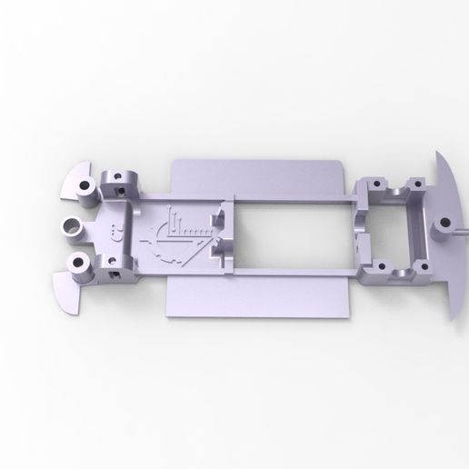 Citroën C2 SCX Compatible Chassis – SCX Motor Slot Car 1/32 Performance Upgrade
