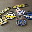 porte clef02.jpg STL file Keychain set - Keychain lot・3D printing template to download