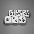 Puppy-Messy-Rounded-D6-2.png Puppy Dog Messy Pawprint Dice D6