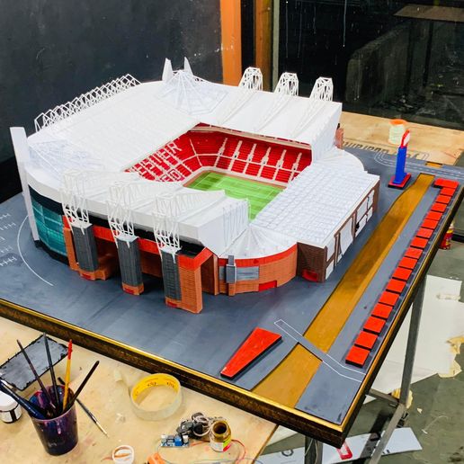 👴 Manchester United Old Trafford Staduim fully detailed