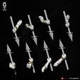 Skinks-RightArm-Javelins-01A.jpg Саурианские скинки - копья для правой руки (x8)