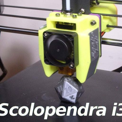 E3Dv5 - Scolopendra i3 Cooler for i3mega and other - 3D model önizlemesi