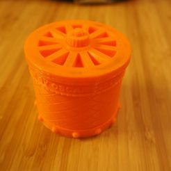 Coffee_Duster7.jpg 3D-Datei Süßer Kakaostaubwedel für Cappuccino kostenlos・Design zum 3D-Drucken zum herunterladen