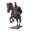 004.png HighPoly Древний воин на резвом скакуне