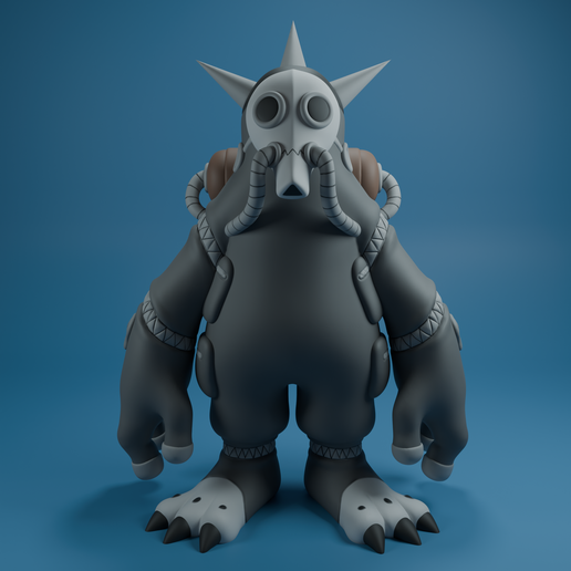 STL file Troopmon - Digimon 🐉 ・3D print design to download・Cults