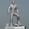 Preview10.jpg Geralt vs The Crones The Witcher 3 - Henry Cavill Version 3D print model
