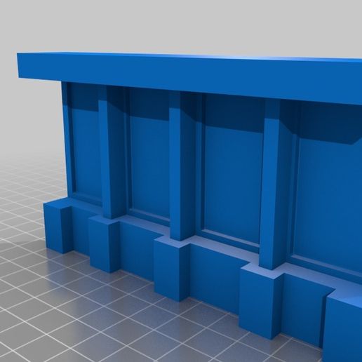 1940s Berlin 1/35 scale bldg 3D model