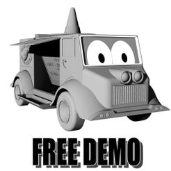 6) FREE DEMO Archivo STL gratis Alimentador de aves - Crazy Pepper Food Truck - DEMO GRATIS・Plan para descargar y imprimir en 3D