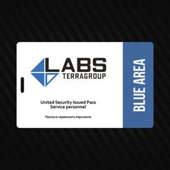 bcdcaf465537c9dbe459b77dec79978834a98614.jpg Blue key card from the laboratory on Escape from Tarkov.