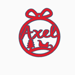 Capture-d'écran-2023-07-09-174323.png Fichier STL Axel, Joyeux noël, décoration Noël, sapin・Modèle à télécharger et à imprimer en 3D