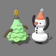 005.jpg xmas tree and snowman