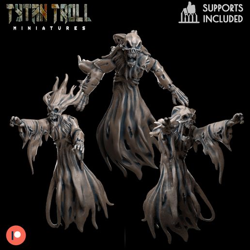 🎃 Spectre Pack - [Pre-Supported]・ STL File for ・Cults