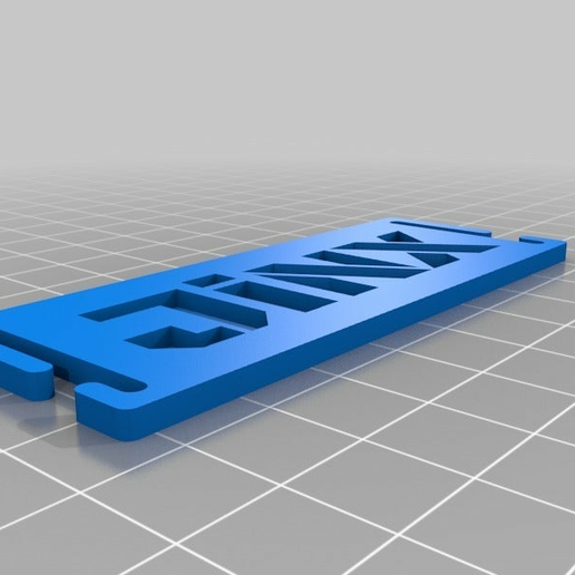 Jinx Molle Name Tag - 3D model