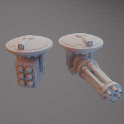 rendu-00-mounted-weapon.png Download STL file Space communist's weapon v1.1 • 3D printable template, Toad35