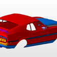back.png ford mustang 1971 body shell for 1:10 rc car stl for 3d printing