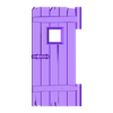 puerta  C.stl Wood door scale 1:87
