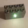 brique.JPG Duplo brick with RGB LED and microcontroller