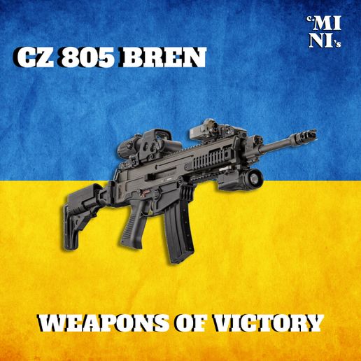 VU PGaee GP VG ayy 3D MODELL CZ805 BREN